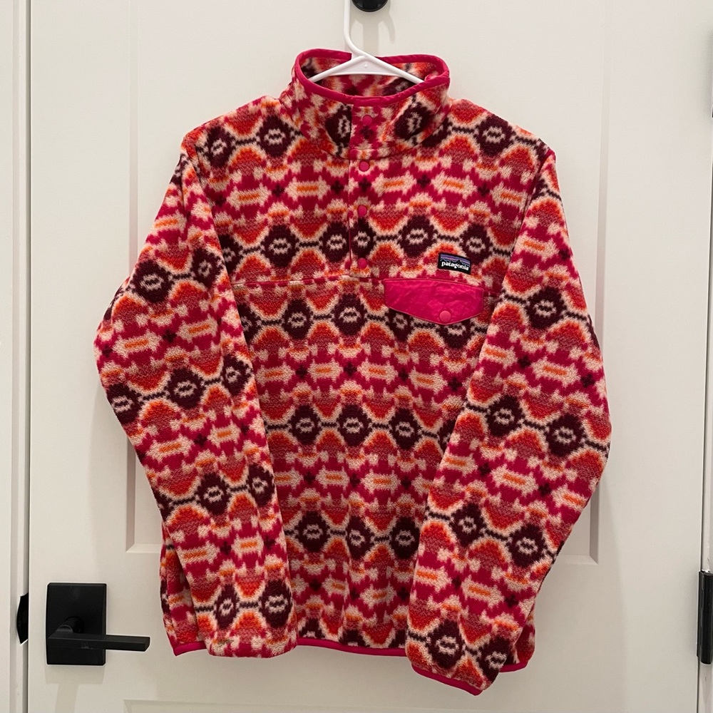 Patagonia Synchilla Snap-T Fleece Pullover in Southwest Navajo Aztec Design